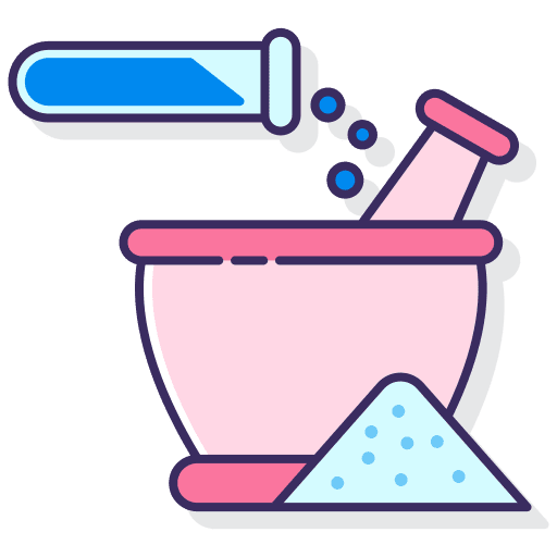 Grinding pharmacy healthcare and medical chemical icon