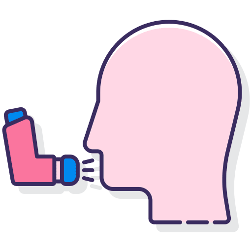 Inhaler asthma medical inhaler icon