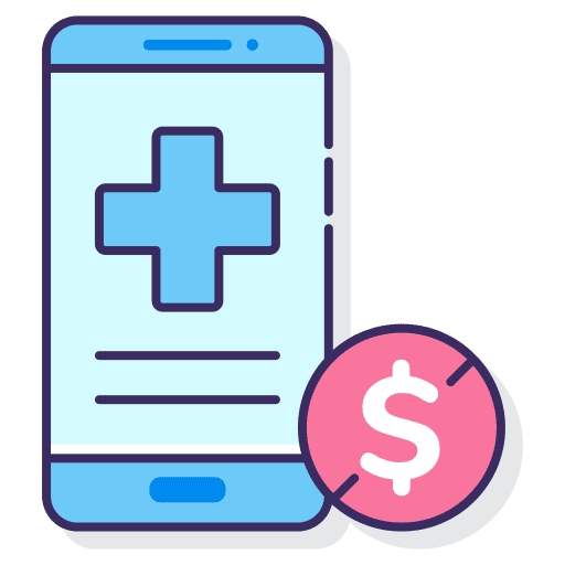 Medical app free smartphone multimedia icon