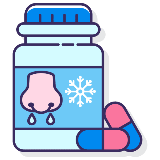 Medication fever healthcare and medical healthcare icon