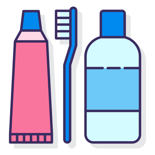 Dental care toothbrush care healthcare and medical icon