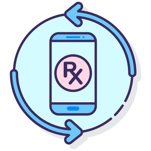 Prescription prescribe prescription medicine and health icon