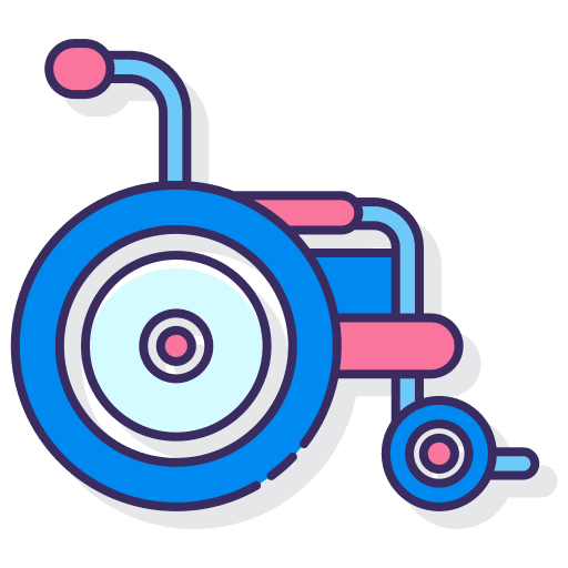 Wheelchair handicap diversity inclusive icon