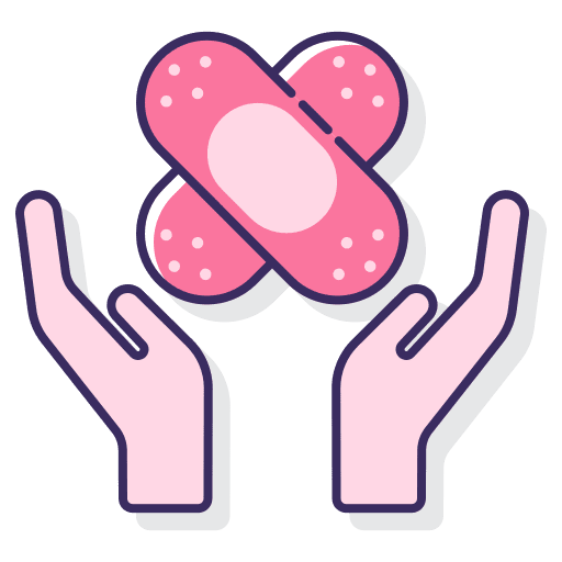 Bandage care health clinic hospital icon