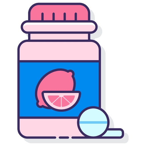 Vitamins healthcare and medical pills vitamin pill icon