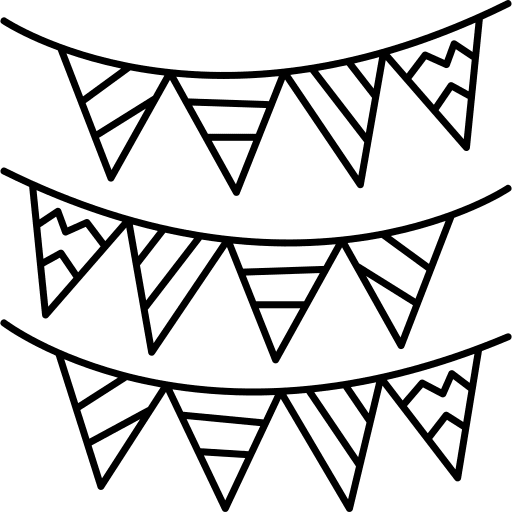 Circus entertainment ornaments fairground icon