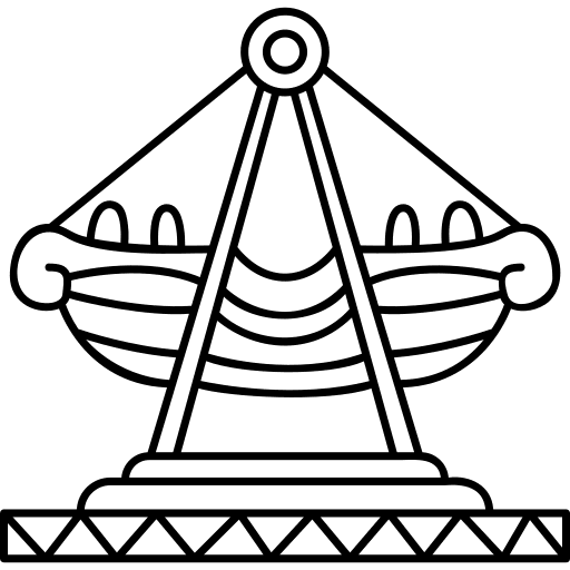 Gondola circus gondola exercise icon