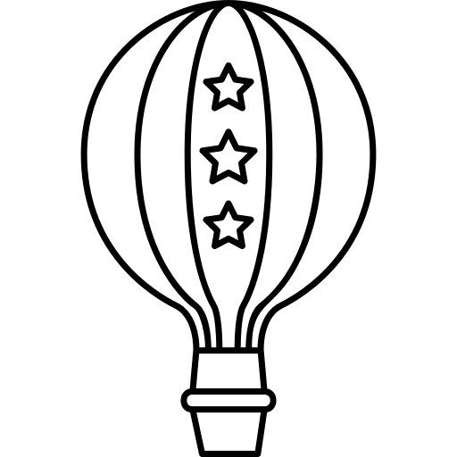 Hot air balloon balloon travel flight icon