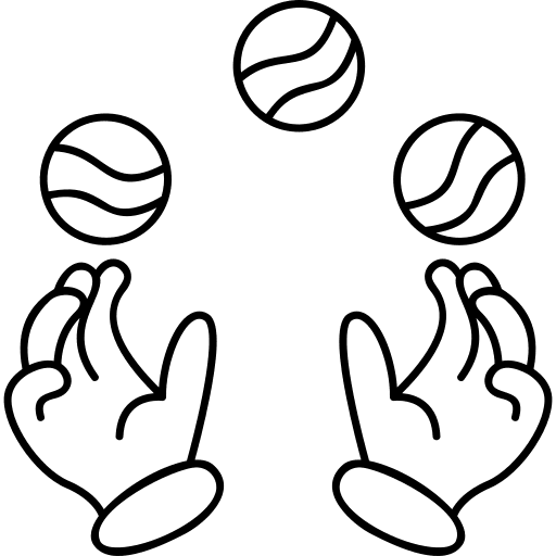 Juggling juggling ball circus juggling icon