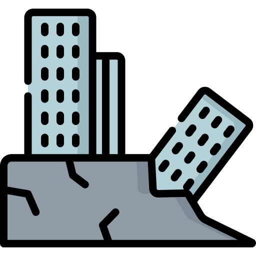 Earthquake earthquake shake nature icon