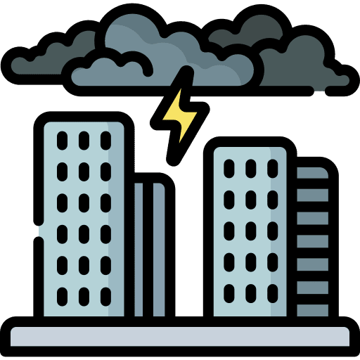 Lightning insurance lightning home icon