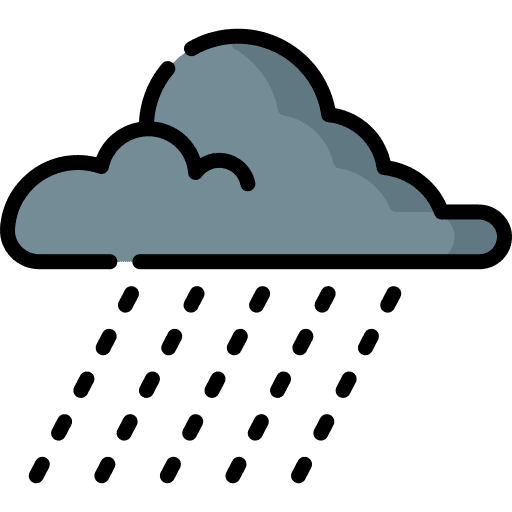 Storm rain weather nature icon