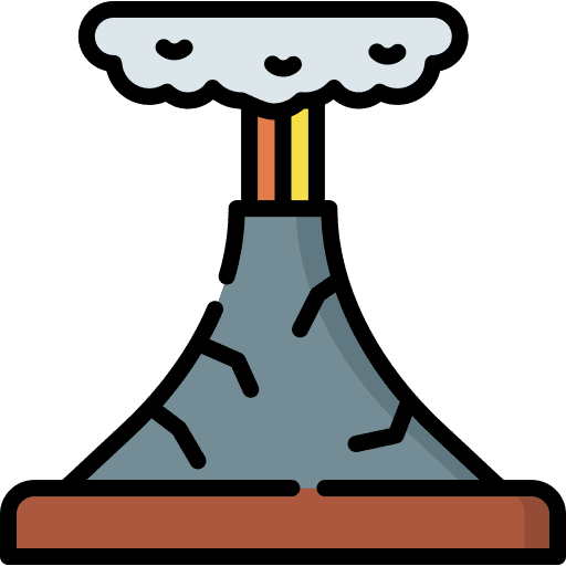 Volcano volcano natural disaster nature icon