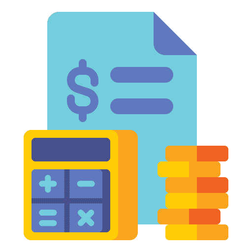 Budgeting business and finance expense money icon