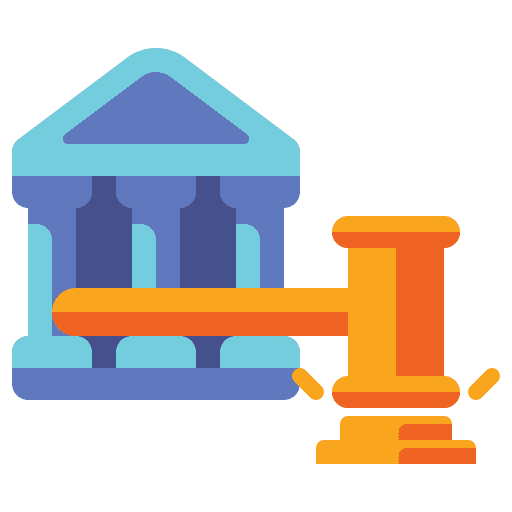 Regulation finance and business bank regulation icon
