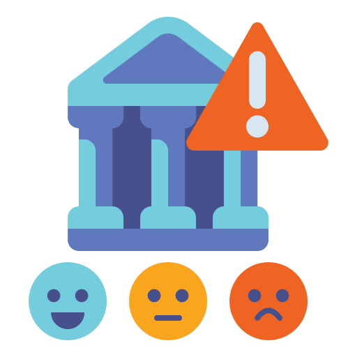 Reputational risk business banking reputational risk icon