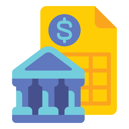 Bank statement bank bank statement statement icon