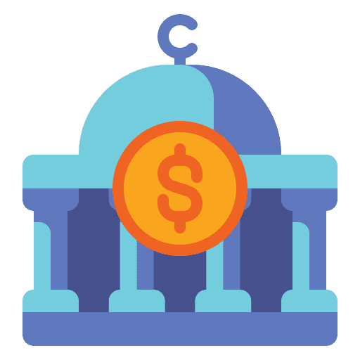 Banking banking building bank icon