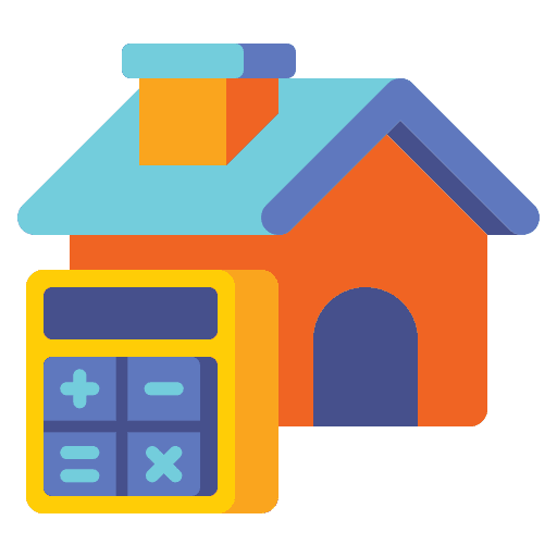 Loan finance and business business calculator icon