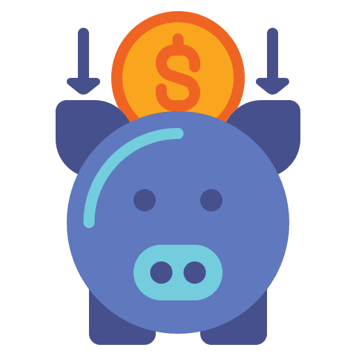 Piggy bank saving piggy savings icon