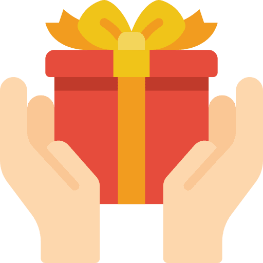 Present surprise gratitude present icon