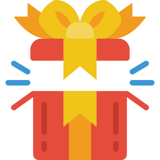 Present surprise present birthday icon