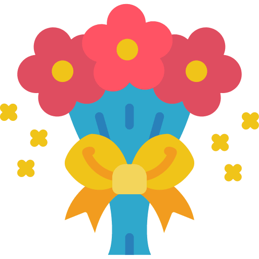 Flowers flowers bouquet valentines icon