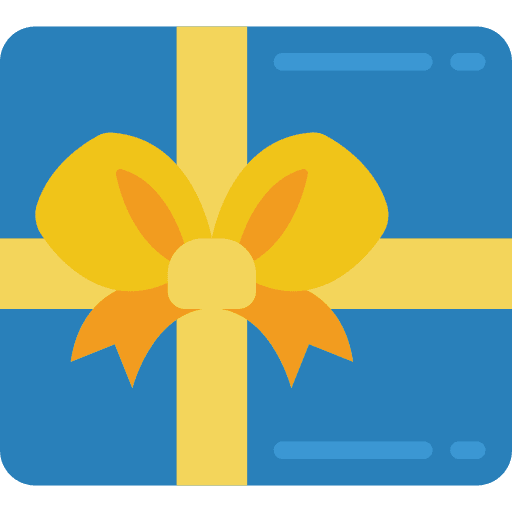 Present gift birthday and party surprise icon