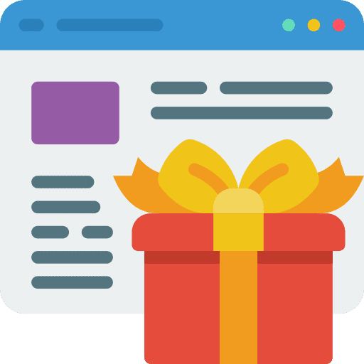 Webpage shopping online internet icon