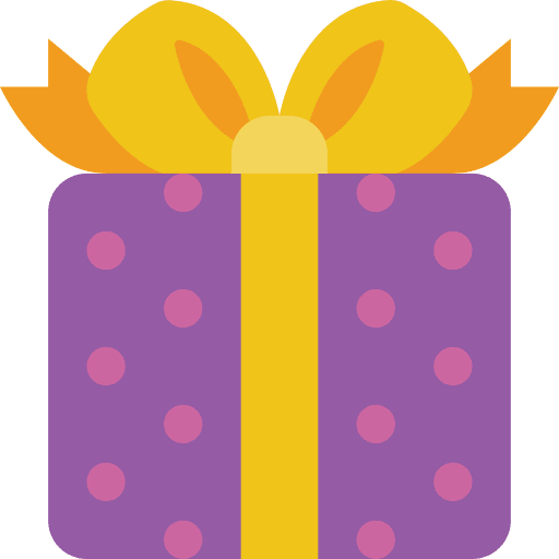 Present surprise gift box icon