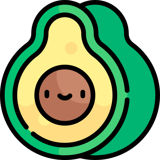 Avocado diet fruit food and restaurant icon
