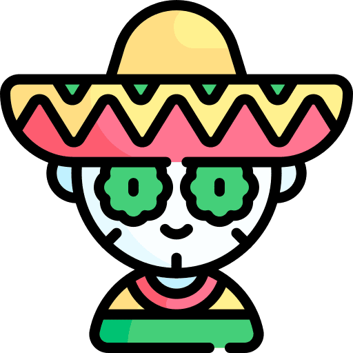 Dia de muertos man people avatar icon