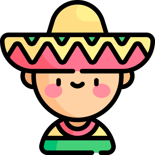 Mexican man profile cultures icon