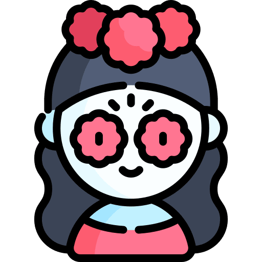 Dia de muertos catrina people mexican icon