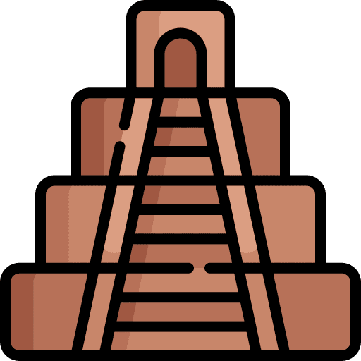 Chichen itza architectonic chichen itza landmark icon