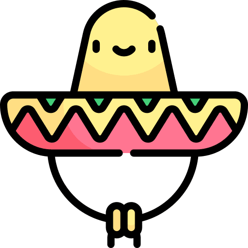 Mexican hat typical mexico hats icon