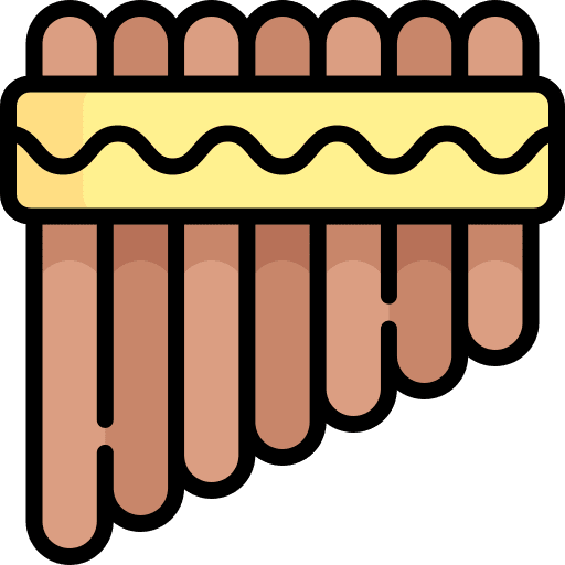 Zampona traditional zampona native american icon