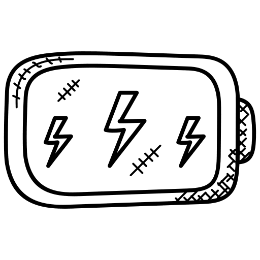 Battery battery battery status electronics icon