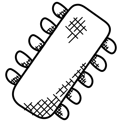 Circuit chip electronics electronic icon
