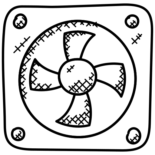 Cooling fan cooling computer fan icon