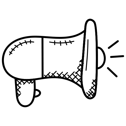 Megaphone bullhorn marketing shout icon