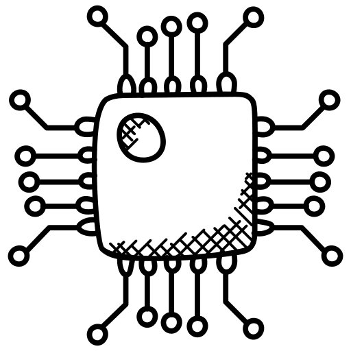 Processor ram processing cpu icon