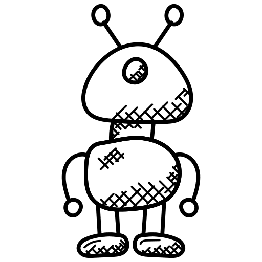 Robot robot science fiction electronics icon