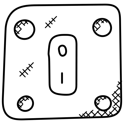 Power switch shut down button turn off icon