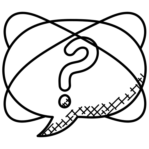 Question question help talk icon