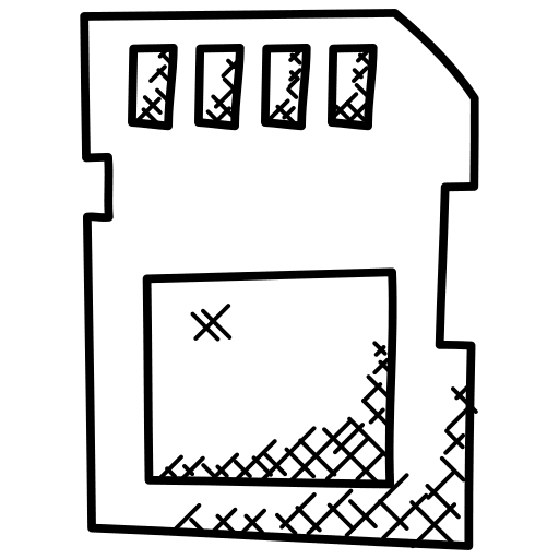 Memory card storage memory card sd card icon