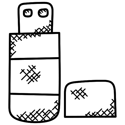 Usb pendrive usb electronics icon