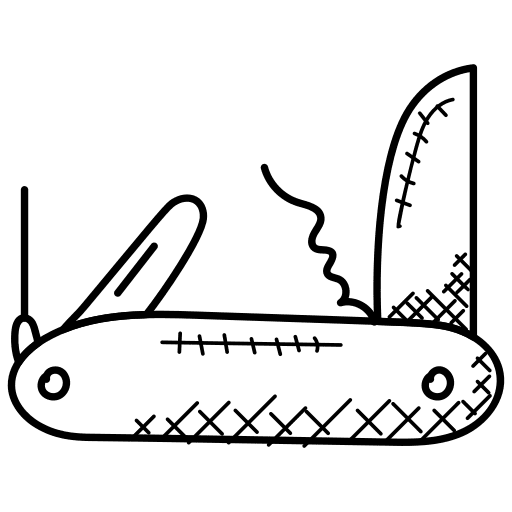 Swiss knife blade switzerland swiss knife icon