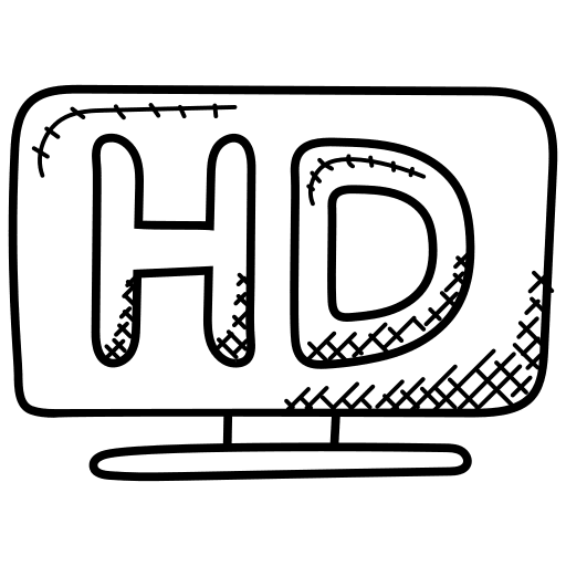 Hd screen hd screen tv hd icon