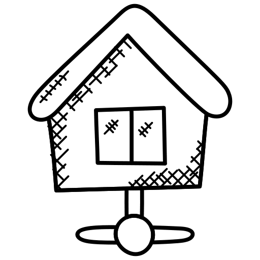 Home network communications electronics page icon